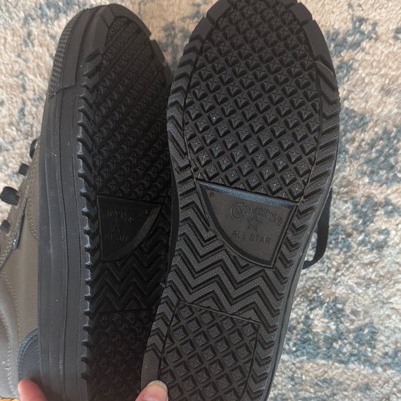 Converse Chuck Taylor All Star High-Top Sneakers - Olive with Black Accents - Picture 3 of 4